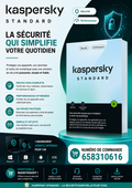 Kaspersky Standard 2 appareils - 1 an